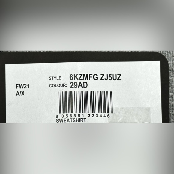 Armani Exchange CREW NECK SWEATSHIRT - Picture 9 of 10